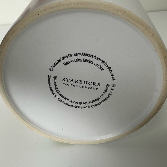 Starbucks White ceramic coffee tea canister - Picture 6 of 8